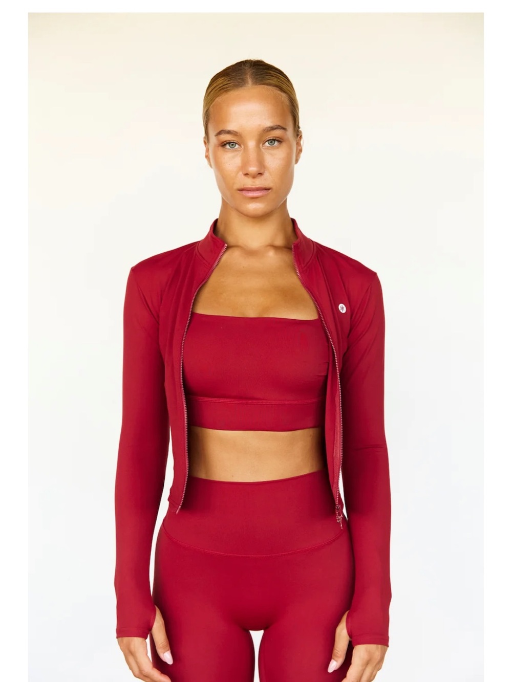 Astoria Dark Cherry Zip Jacket